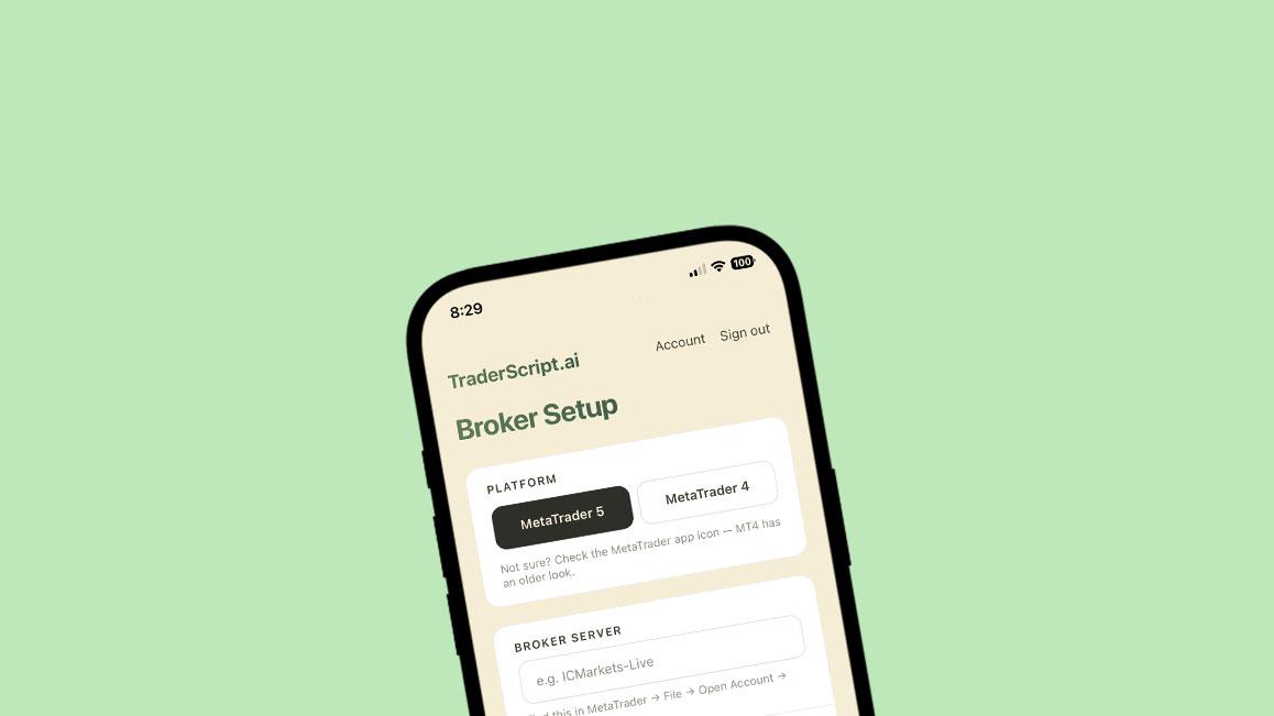 TraderScript real-time notification